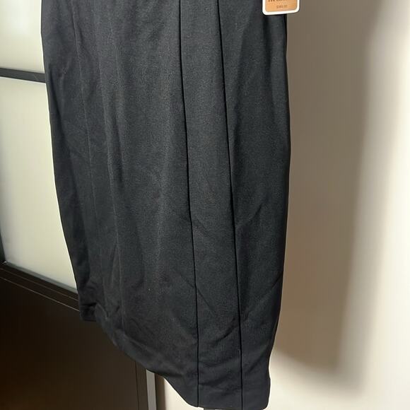 NWT NUE By Shani Feather Neck Shaping/Firming Sheath Dress Black Size 6 - Picture 8 of 10